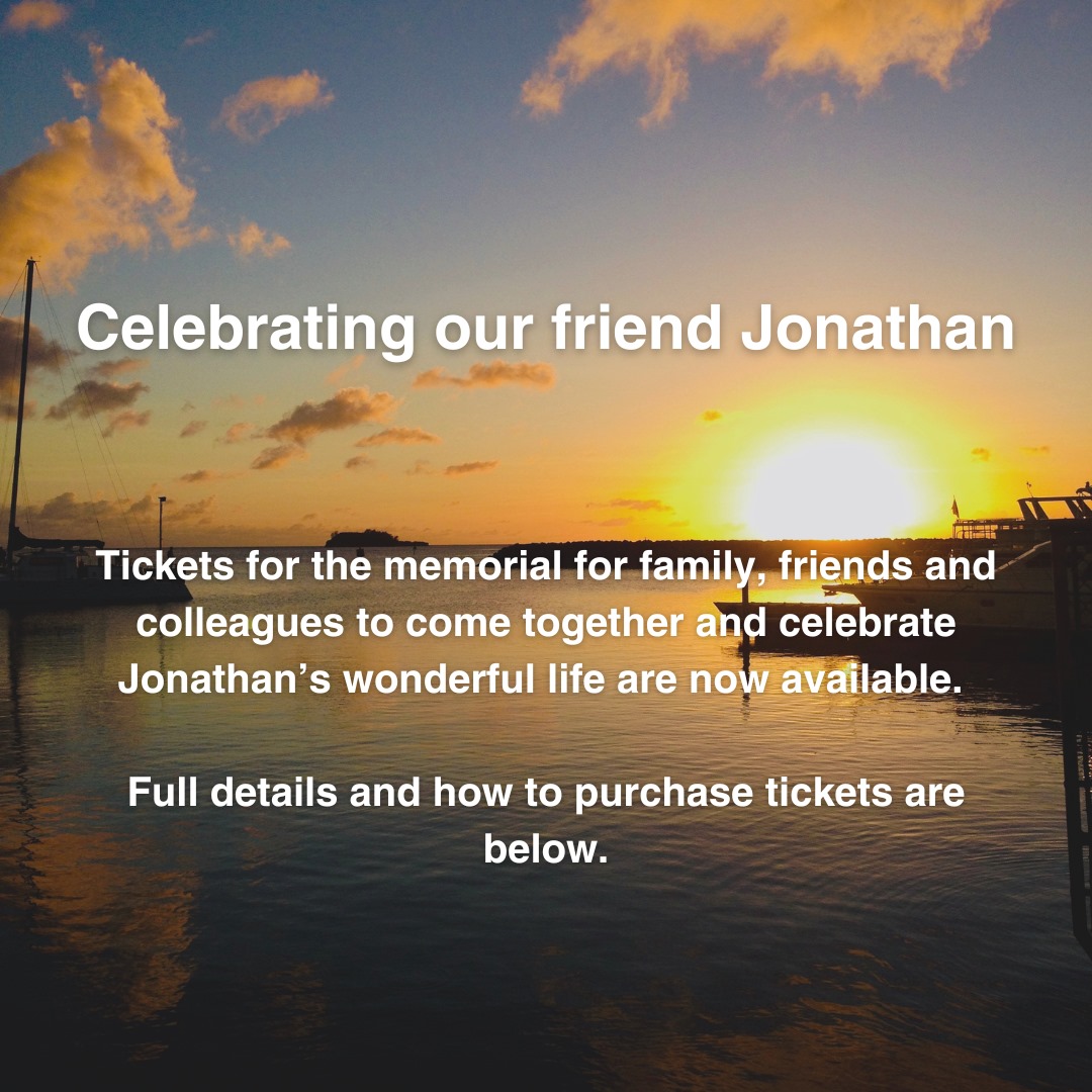 The dha team (@dhadesign) on Twitter photo Celebrating our friend Jonathan
Tickets for the memorial to celebrate Jonathan’s wonderful life are available.
The memorial will take place on 21.06.24 at Phoenix Arts Club, London. This event is ticketed due to capacity limits. To purchase tickets email contact@dhadesigns.com Celebrating our friend Jonathan
Tickets for the memorial to celebrate Jonathan’s wonderful life are available.
The memorial will take place on 21.06.24 at Phoenix Arts Club, London. This event is ticketed due to capacity limits. To purchase tickets email contact@dhadesigns.com