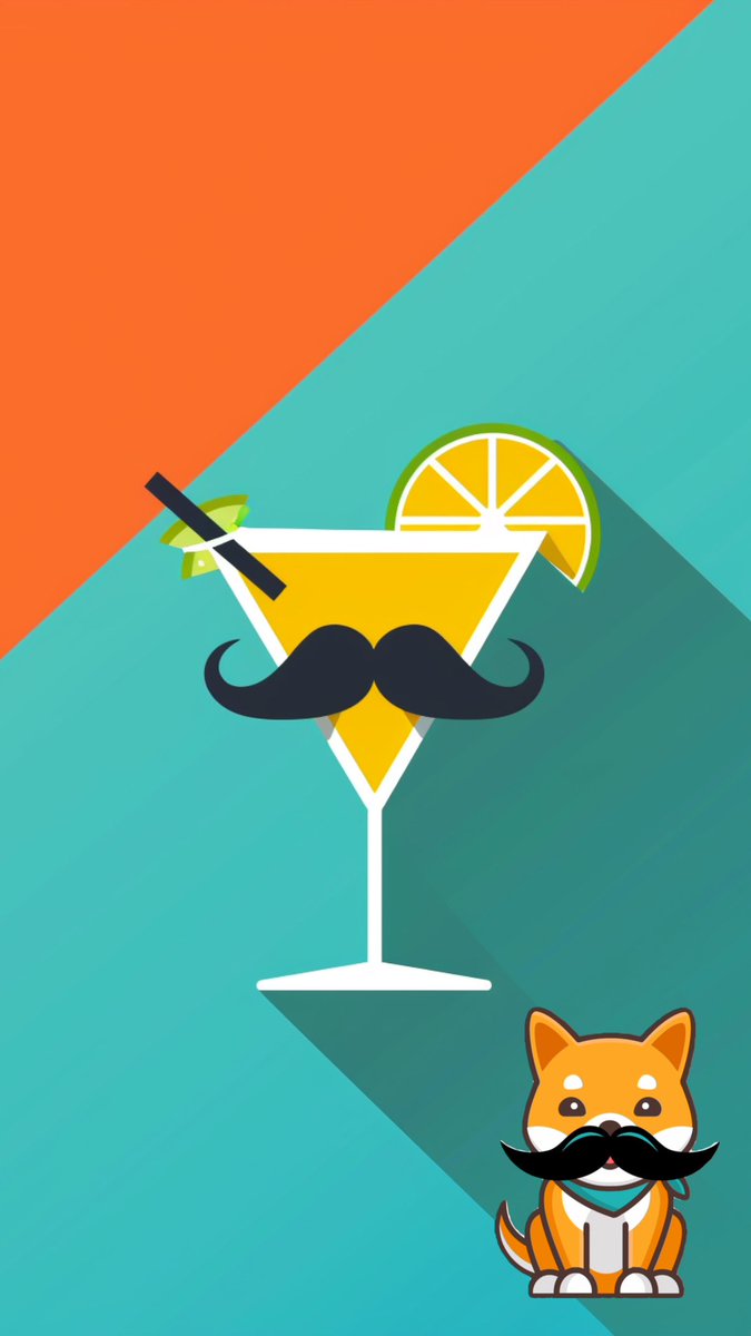 Day #2 and the $stash ing cocktail for today… @StashInu

 Today's 'Cocktail Curls: Daily Moustache Mixology' feature! 🥂 

The Playful Twist moustache , its whimsical twirls. Tequila, lime, and a salted rim add that extra twist! #CocktailCurls #MixologyMagic #MargaritaMadness