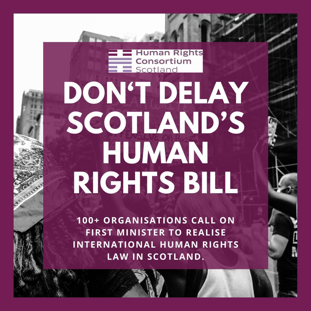 ICYMI: last week, we sent a letter to @JohnSwinney signed by over 120 civil society orgs and human rights defenders. Together, we demand the First Minister keep @scotgov's promise to introduce a flagship Human Rights Bill. Read our letter: buff.ly/3QDIzp9