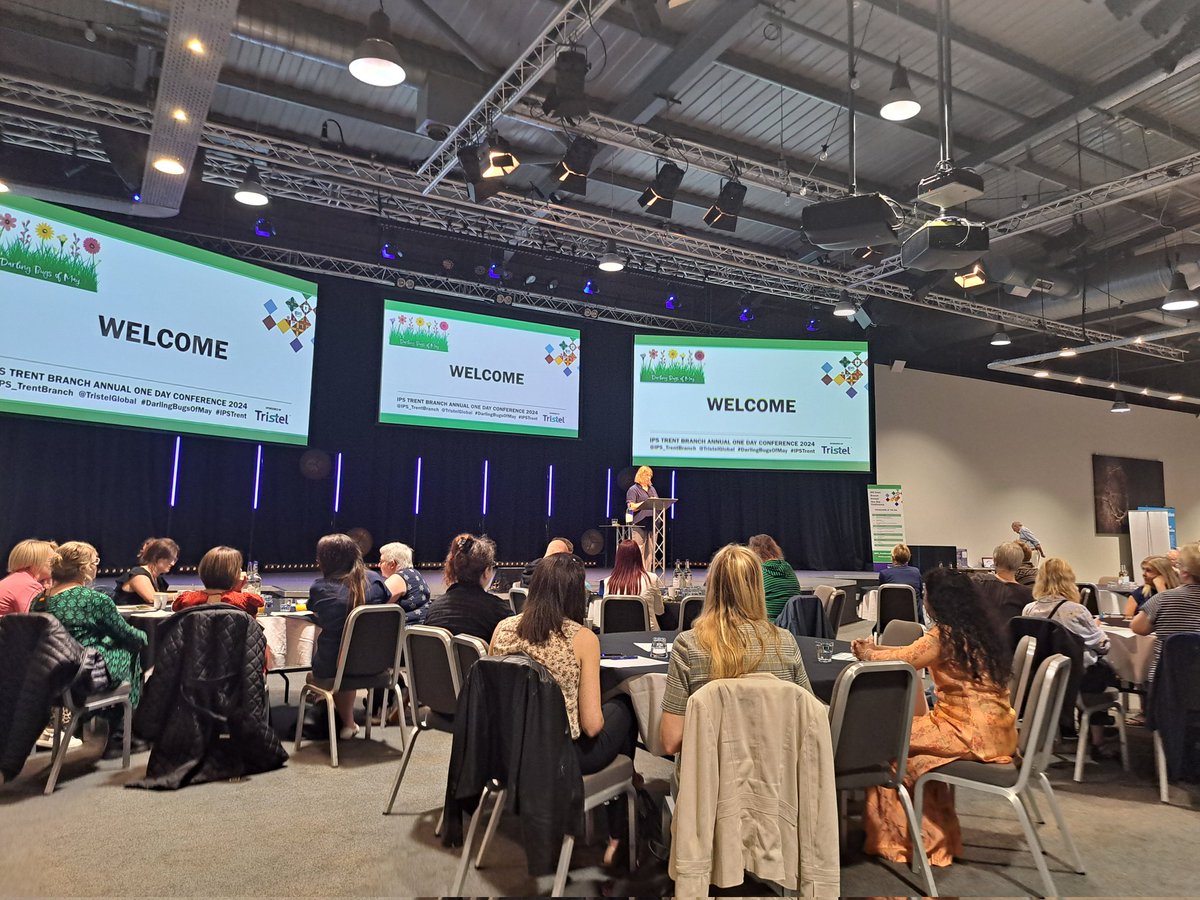 Opening the conference at Trent IPS Darling Bugs of May..looking a good day already🙂@IPS_TrentBranch #DarlingBugsOfMay #IPSTrent