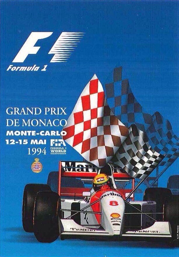 #OnThisDay in 1994. 
Monaco Grand Prix.
Never forgotten. 🙏🏻

#AyrtonSenna🇧🇷
#MonacoGP 🇲🇨
#F1 🏁
@ACM_Media
#F1History
@VisitMonaco