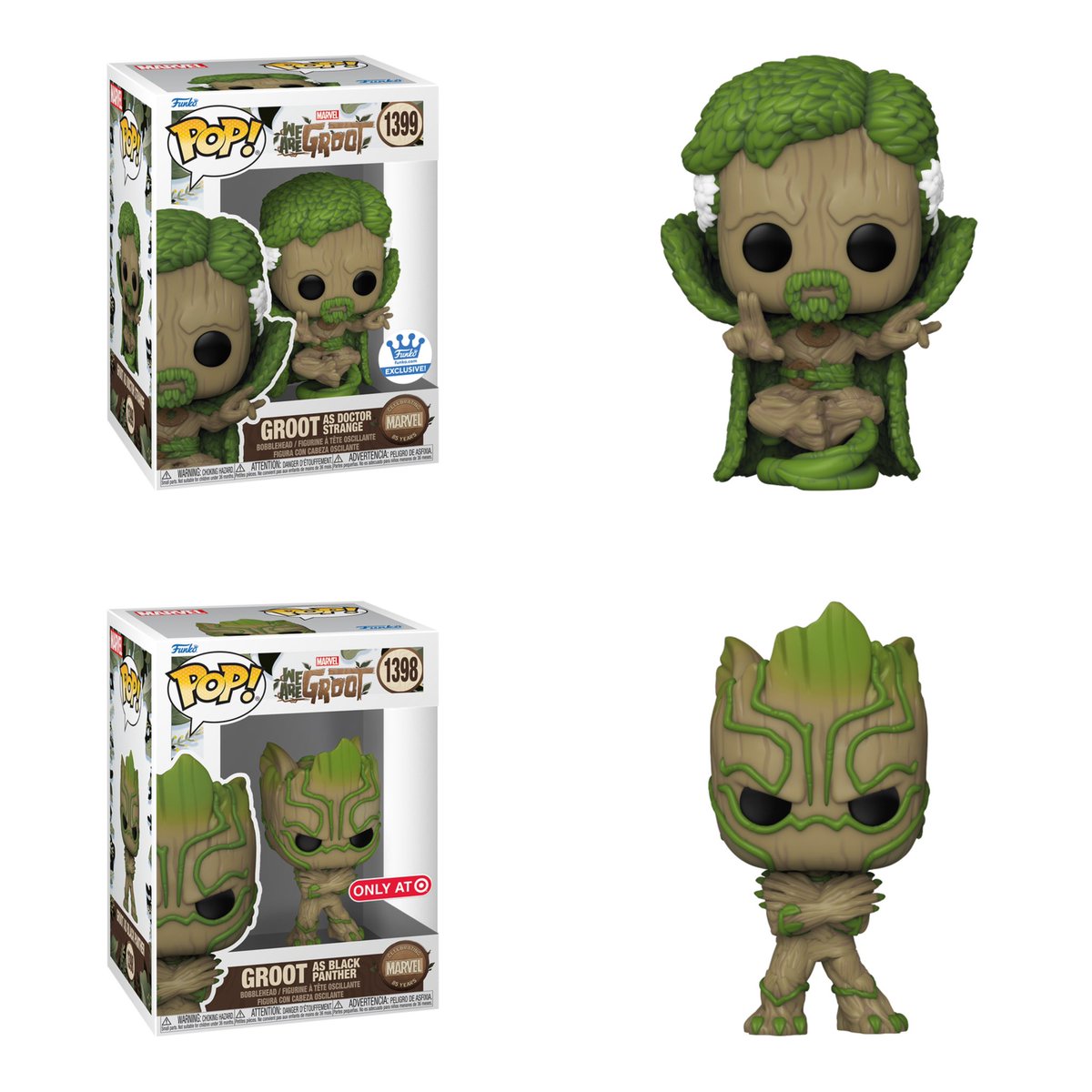 First look at We Are Groot Funko Pop exclusives! #groot