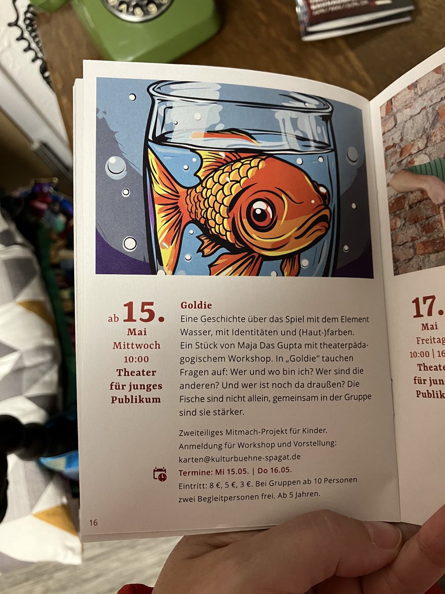 Gleich Auftritt - noch ist Workshop