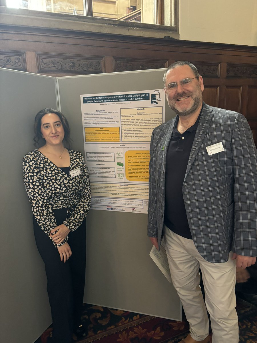Great to meet with Julian and Hafsah @sapcacuk mental health conference presenting #RESOLVE @CizCG @PharMED_ @McPinFoundation …maticreviewsjournal.biomedcentral.com/articles/10.11…