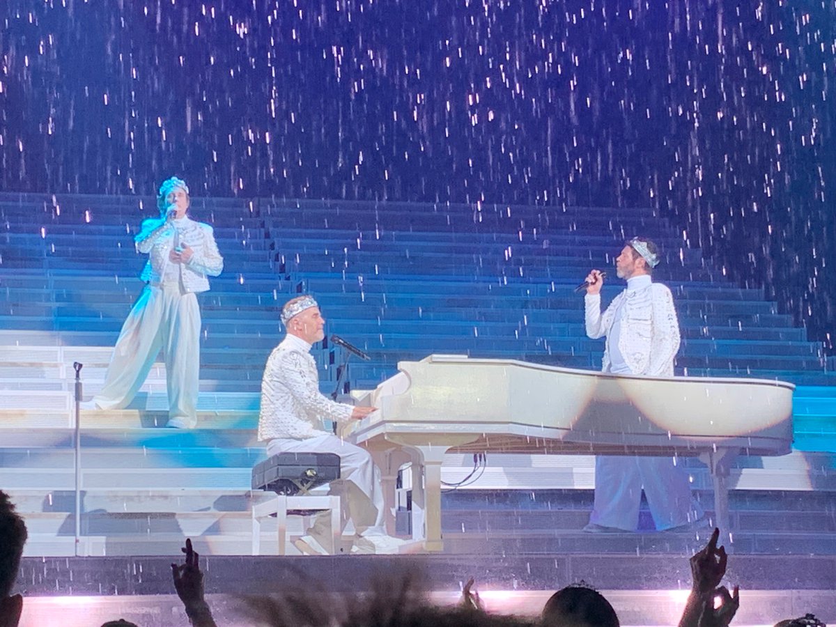 DaffinChristine's tweet photo. @takethat @ollymurs thanks for a magical night. This concert @UtilitaArenaBHM  was the highlight of my stroke recovery so far - nearly two years on after a doctor told me I would never walk again! https://t.co/lkPUwCOYxo