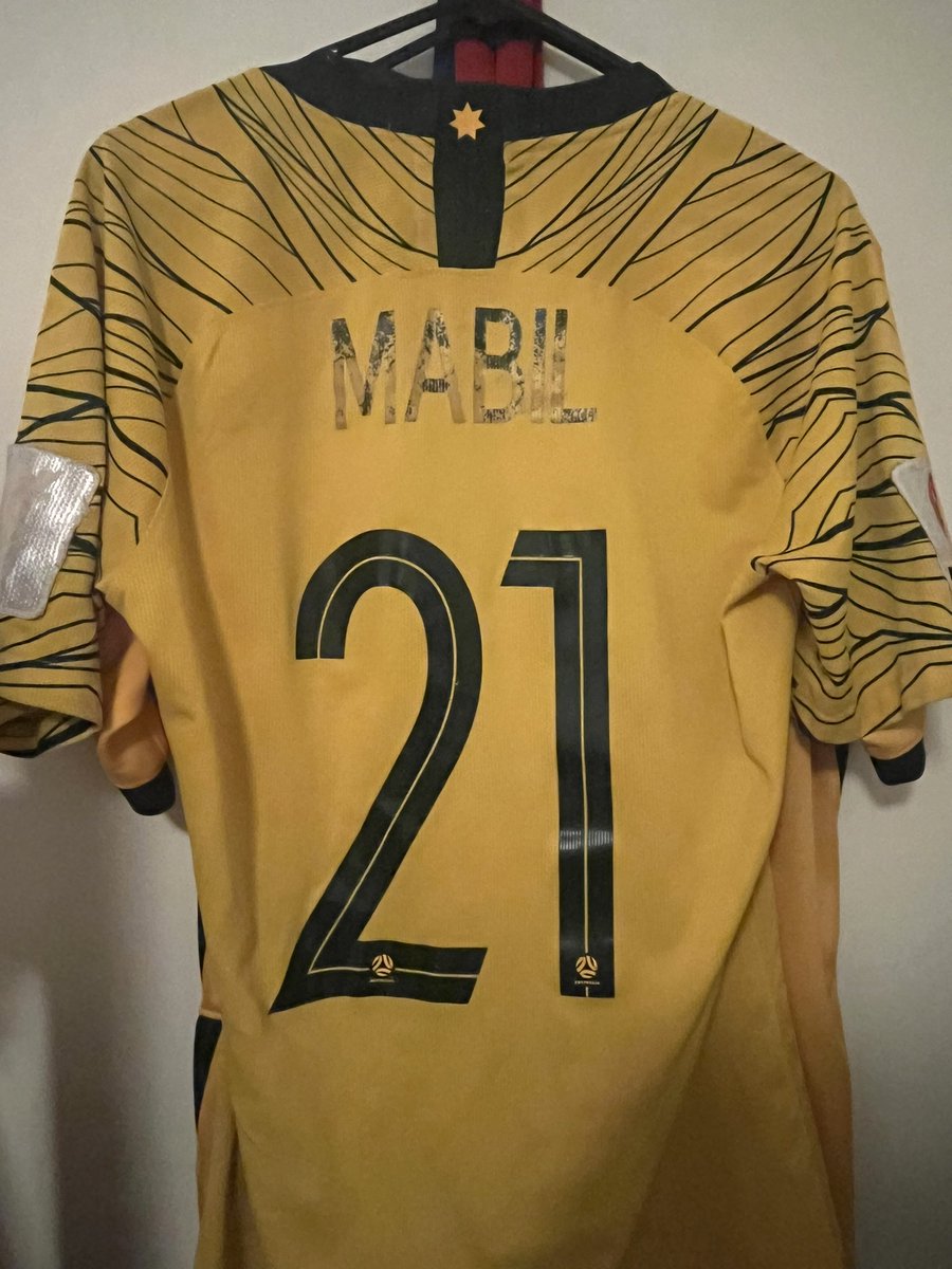 Got this either match worn or issued (probably the latter) Awer Mabil Socceroos jersey from a vintage clothing store. In very poor condition but I was relatively happy for the price I paid.