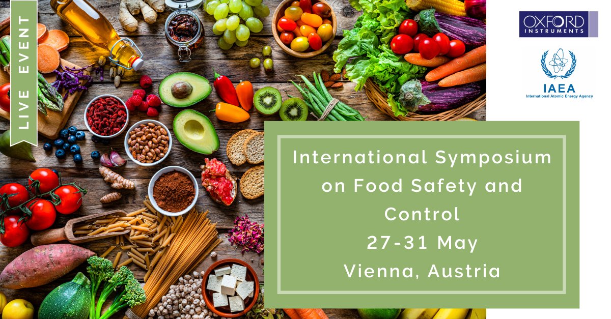 We're excited to join the International Symposium on Food Safety & Control! Our NMR solutions optimise food quality control by detecting even subtle chemical changes. Visit us at area M0E and stand #M15 to learn more. okt.to/AMpzbc  #FoodSafety #Spectroscopy