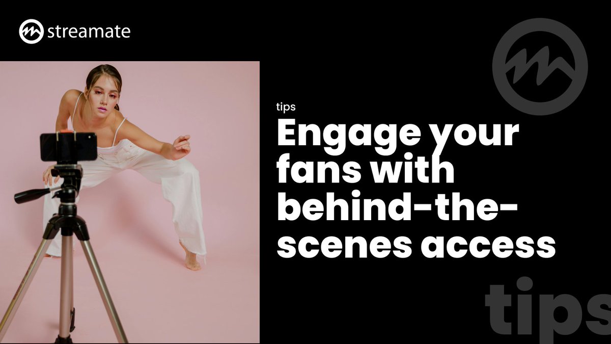 Engage your fans to step into your world with behind-the-scenes peeks! 🌟 Share the magic of your creative process and let them see the dedication behind each performance. It's your chance to bring your community closer and show the real you. #BehindTheScenes #ConnectWithFans