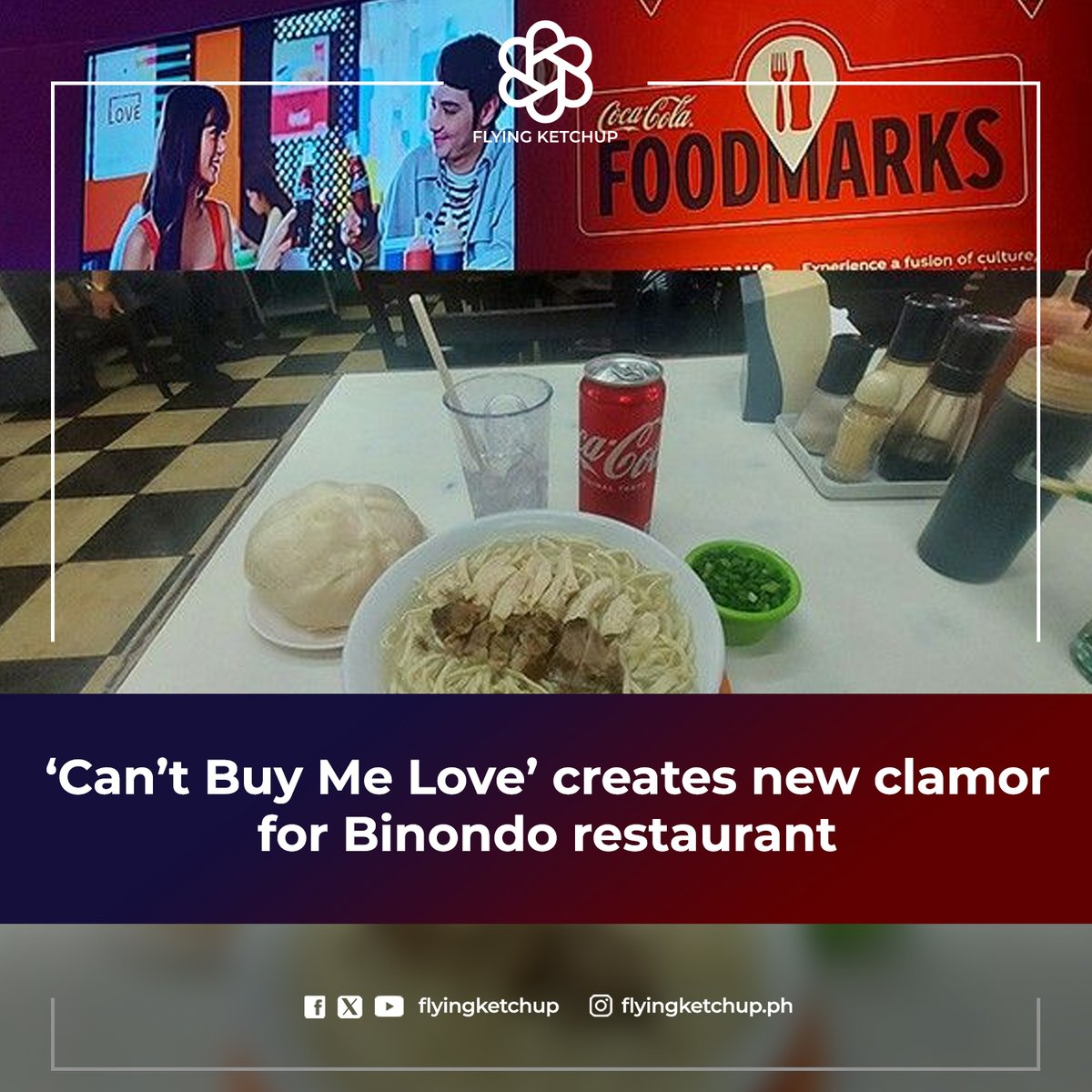 ‘Can’t Buy Me Love’ creates new clamor for Binondo restaurant!

READ MORE: is.gd/REbb1U

#FlyingKetchup