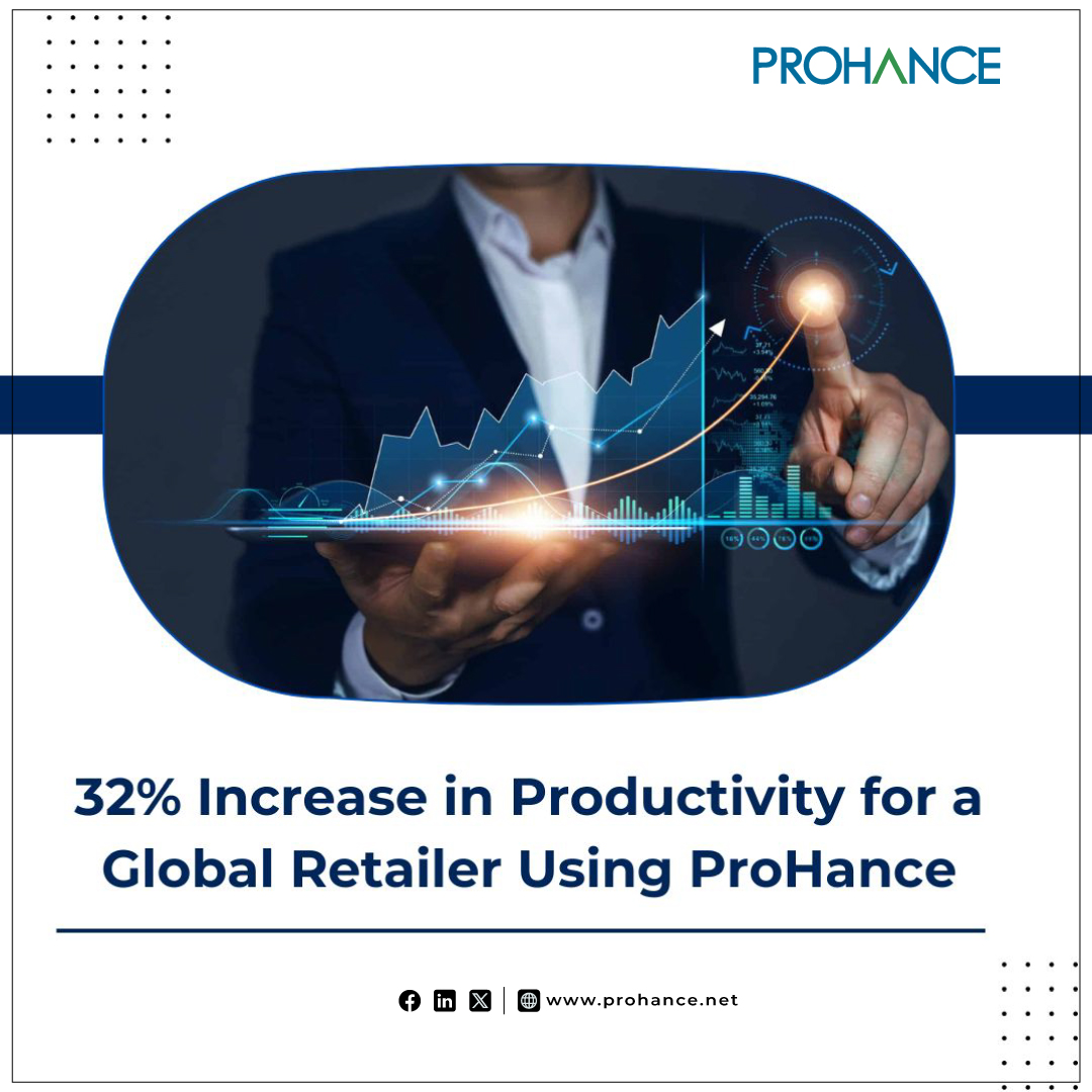 How #ProHance helped a global retailer's shared service center in India increase their productivity by 32%? Check out their success story: ow.ly/yUbW50RGF56 #Productivity #WorkforceOptimization #WorkloadManagement #RealTimeVisibility