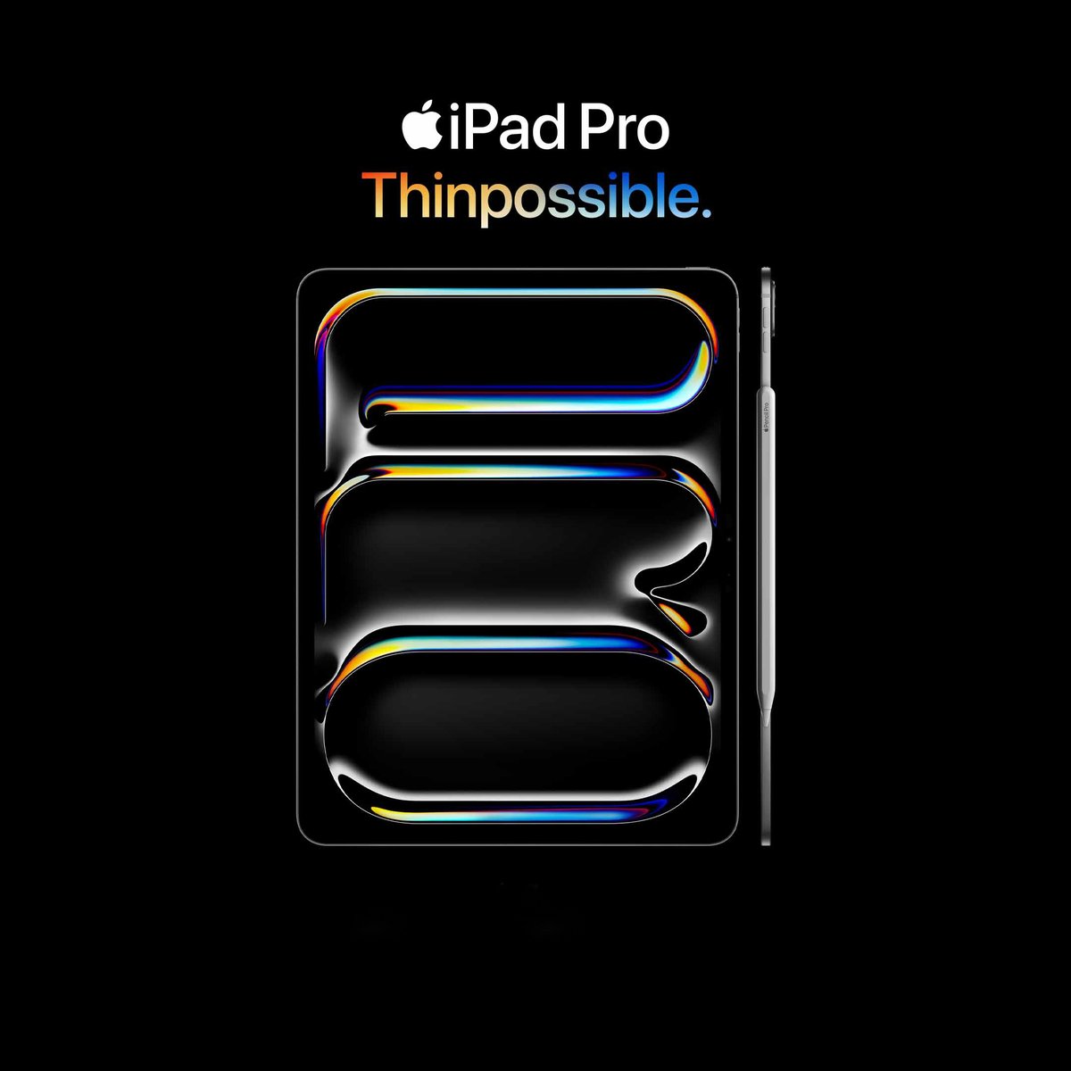 Introducing the new iPad Pro - impossibly thin featuring outrageous performance with the Apple M4 chip. Shop now: spkl.io/601744G6N
