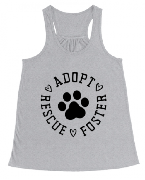 Adopt - Rescue - Foster 

When you buy one of these unique tops the profits help @MiriMission rescue and rehome MANY more sick, injured and disabled animals. #AdoptDontShop

More styles and colours (inc kids and tote bags) available at teezily.com/please-adopt-r…