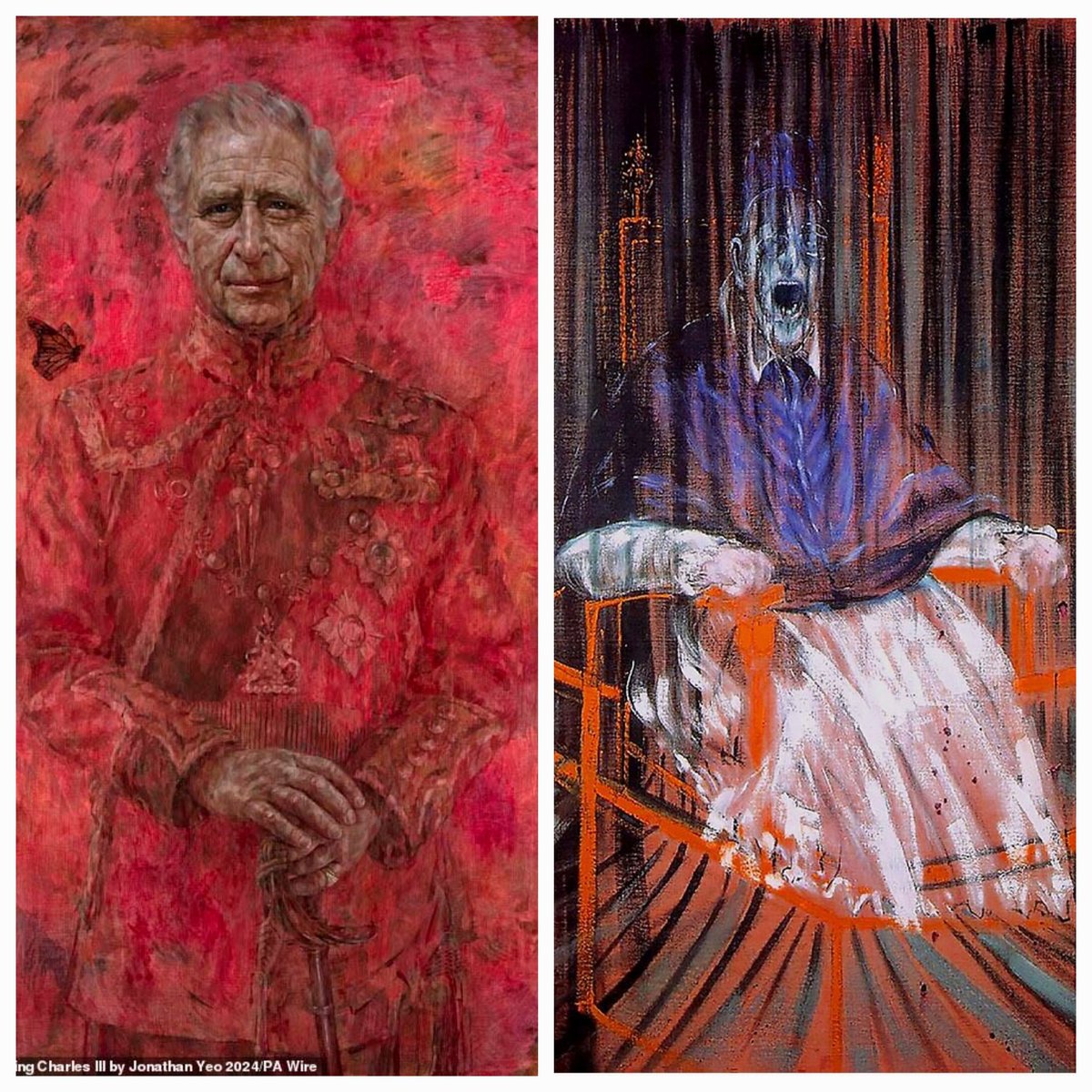 It's giving...Francis Bacon, and not in a good way