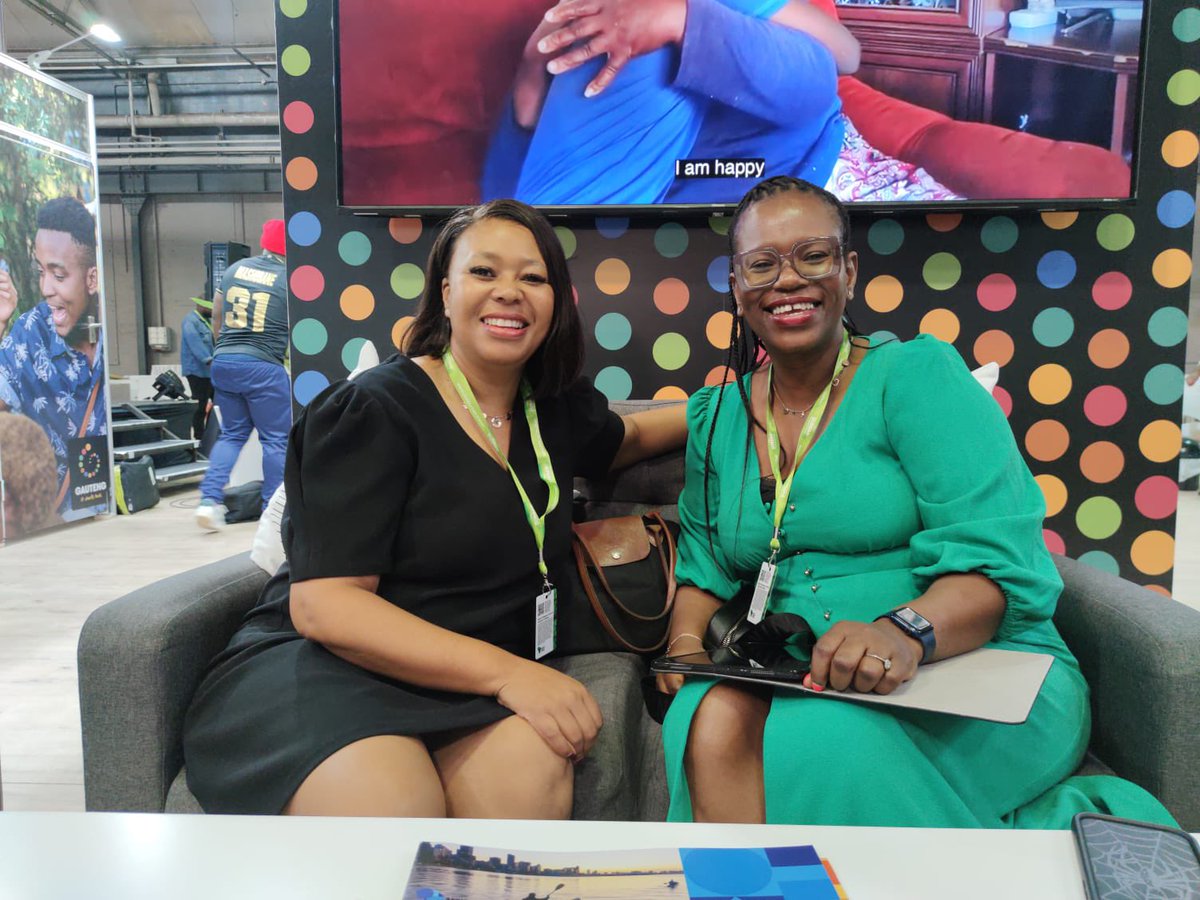 Kicking off Day 2 @travel_indaba #ATI2024 with a focus on business! GTA CEO Sthembiso Dlamini in discussions with @DinkyKgoale from @SATravelTrade for the Americas. Exciting collaborations as we explore new horizons for tourism in Gauteng. #VisitGAUTENG #GautengMeansBusiness