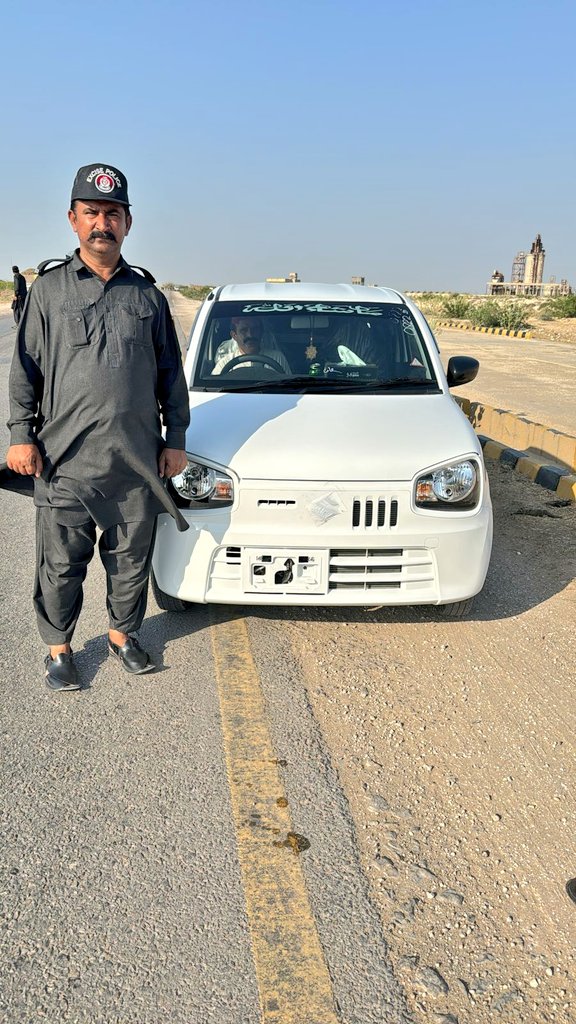 The excise & taxation department in district Jamshoro is impounding unregistered vehicles during road checking.