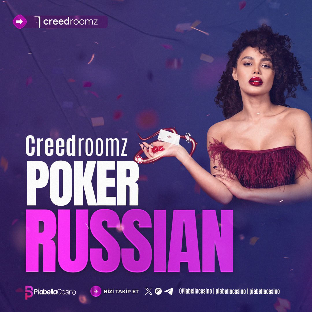 🔺 Profesyonel Pokercilerin Tercihi CREEDROOMZ 

⚡️Türkiye ve Avrupa'nın En Güvenilir Bahis ve Casino Platformu #PiaBellaCasino !

 ➡️ Sınırlarını Zorla Bahis Keyfini Yarıda Bırakma ! 

👍 Sosyal Medya Hesaplarımızı Takip Et Güncel Duyuruları ve Etkinlikleri Kaçırma !