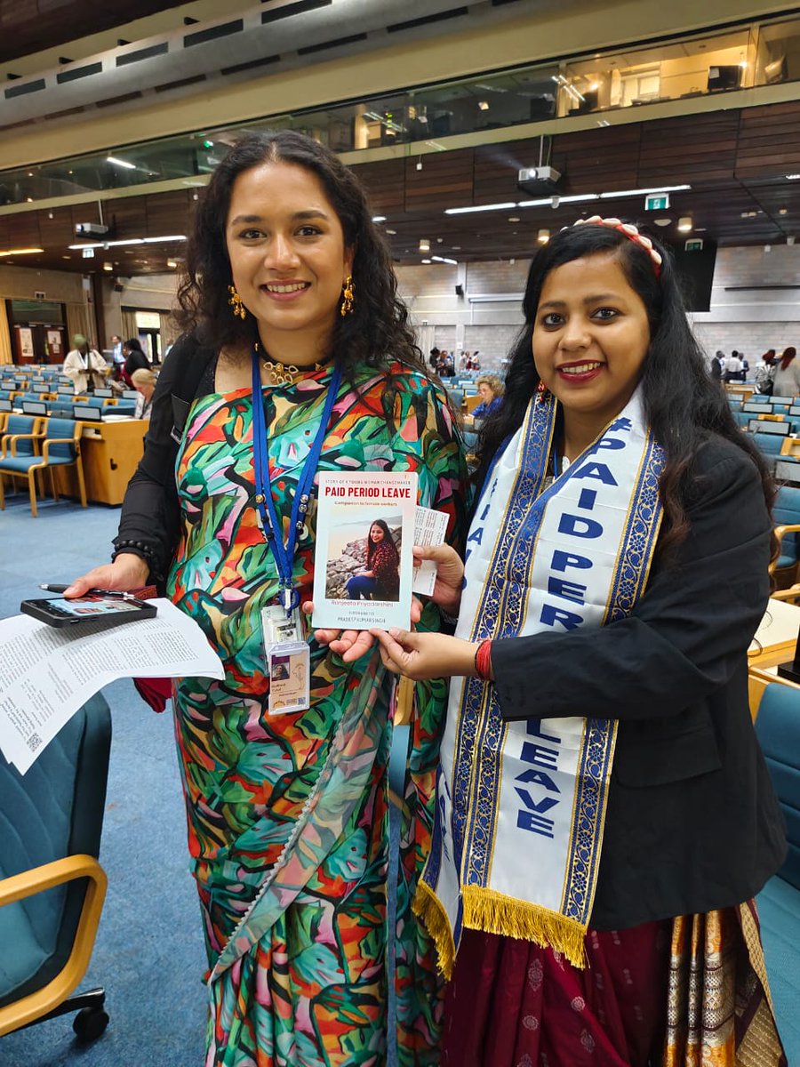 With Nudhara Yusuf,  Co-Chair of #UNCSC2024
#PaidPeriodLeave 
#SummitofTheFuture