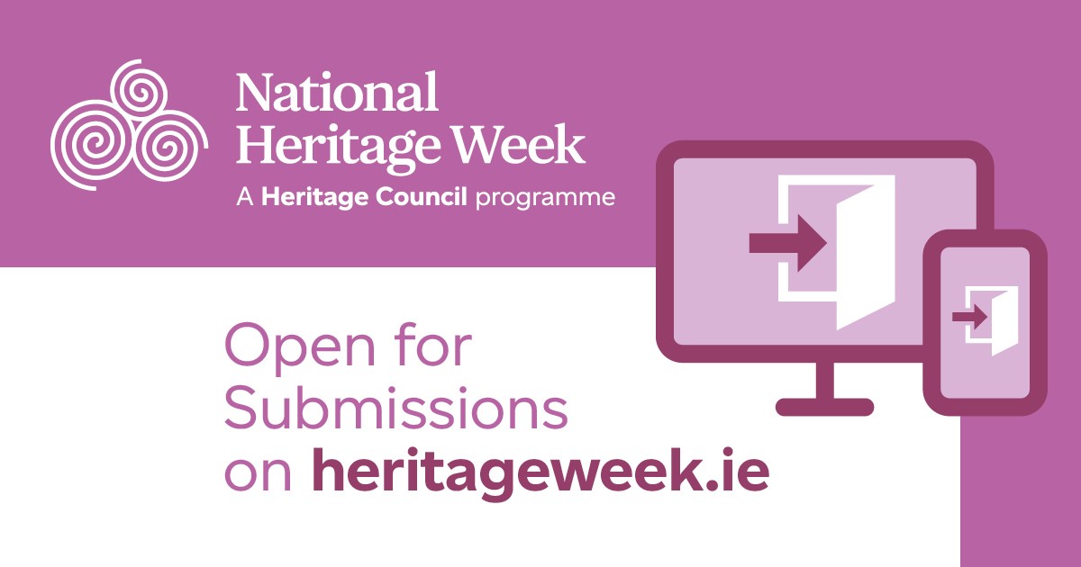 Explore the commections in your community. Create an  event for National Heritage Week 2024 on heritageweek.ie and join us in celebrating Connections, Routes and Networks! #heritageweek2024