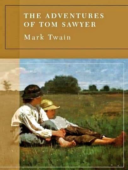 'The Adventures of Tom Sawyer' by Mark Twain, one of my favorite during my school days. 🥰 It tells the story of a young boy Tom Sawyer as he navigates through various adventures. 🏃🕺 The book captures the humor & the innocence of childhood brilliantly. 👌