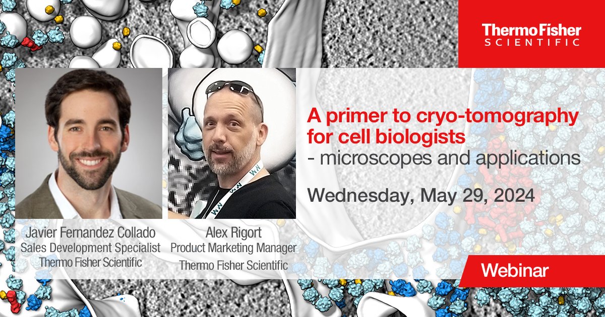 Join our live webinar “A primer to cryo-tomography for cell biologists - microscopes and applications” Wednesday 29th May, 04:00 PM CEST. Attend our webinar: ter.li/utt10d bit.ly/3yfp53I