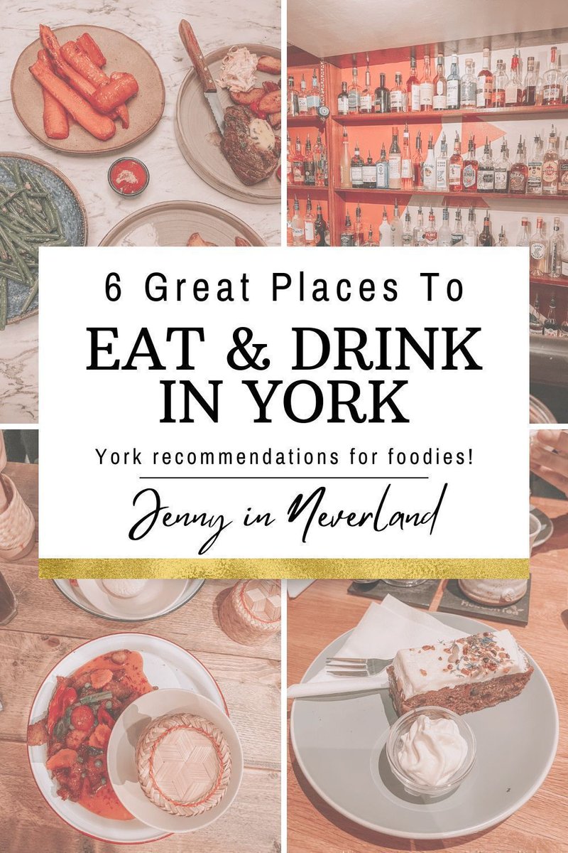 6 GREAT PLACES TO EAT AND DRINK IN YORK: 🧿 Evil Eye Bar 🍣 Sushi & Bowl 🍵 Hebden Tea Room Read more in this blog post! buff.ly/48tDEOq #lbloggers