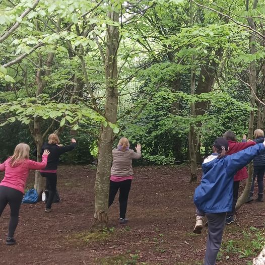 Beautiful session of Tai Chi in Craigmillar Castle Park.  Misty and the birds were raucous!  Next block starts on the 3rd of June.  Get in touch with elly@elgt.org.uk to find out more. #greenhealthweek #mentalhealthawarenessweek