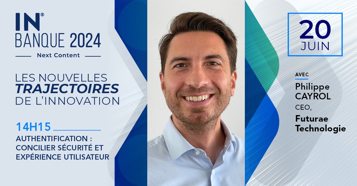 « Face aux nouvelles menaces, nous amenons plus de sécurité sans dégrader l’expérience utilisateur ».
Entretien avec Philippe Cayrol, CEO de Futurae Technologie, en amont de son intervention le 20 juin lors d'IN Banque 2024.
inbanque.com/philippe-cayro…