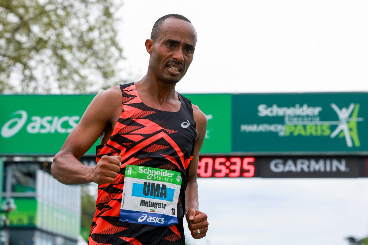 #Did you know that the king and queen of the Parisian streets are Ethiopian 🇪🇹 ? Mestawut Fikir and Mulugeta Uma impressed the world by winning the @parismarathon 2024 ! For their first participation, they conquered all the predictions, beating the favorites🏅! #DYK #Paris2024