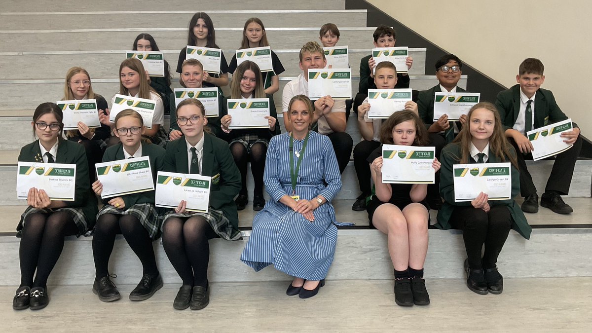 Well done to our year 8 students for achieving a gold award certificate by earning 300 net points. #proud #year8 #achivement