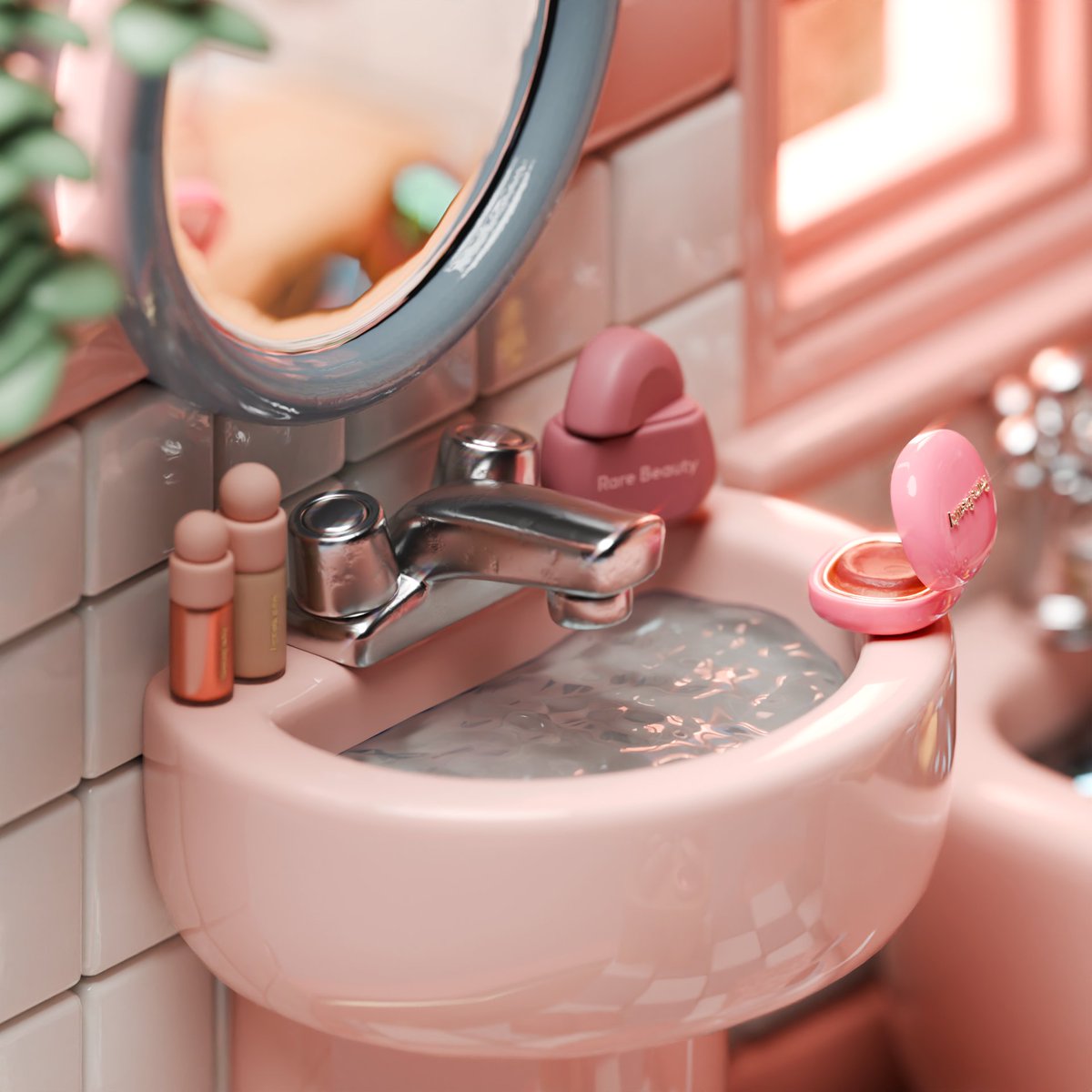 Making a fanart of one of my favorite beauty brands🩷
@rarebeauty 

#b3d