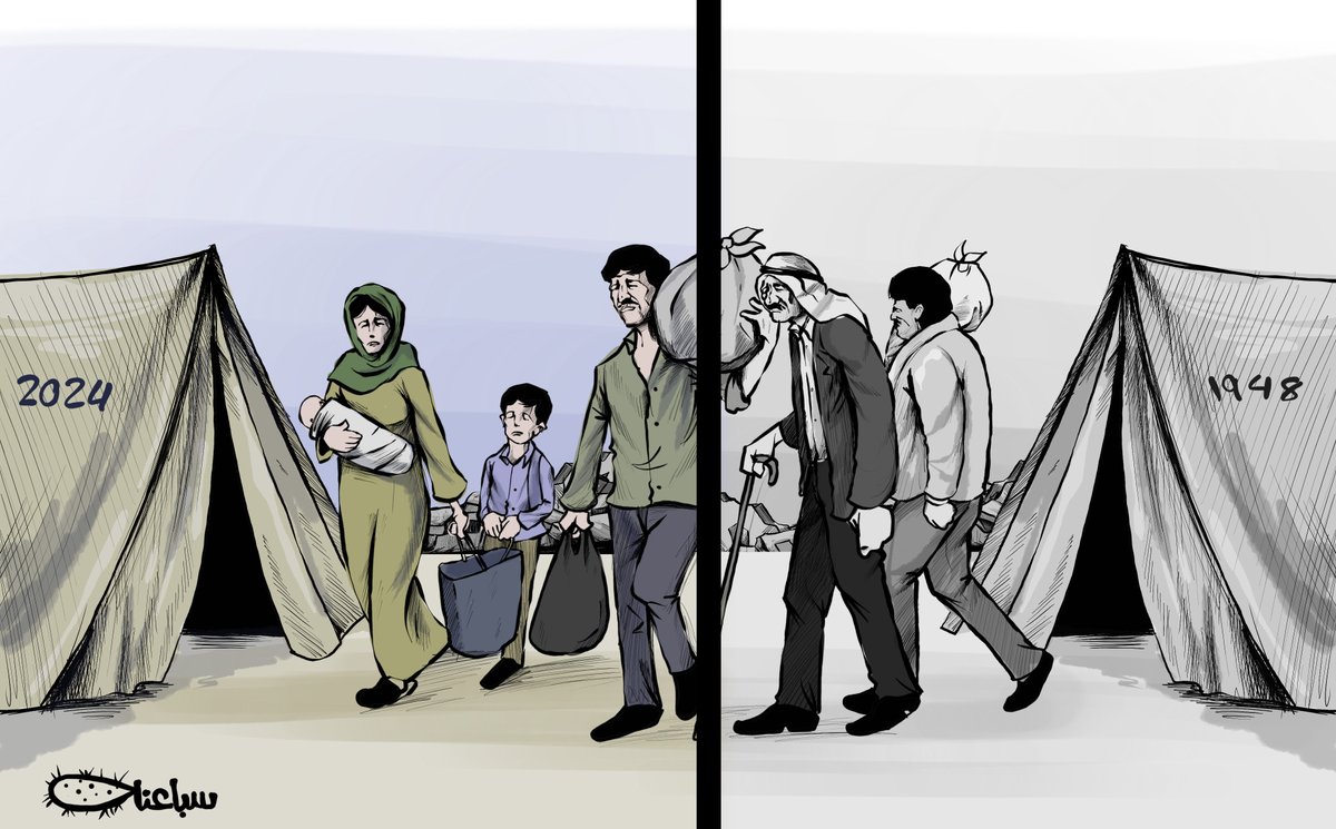 76 years on, Palestinians are still living the Nakba MEMO Cartoon by @sabaaneh middleeastmonitor.com/20240513-israe…