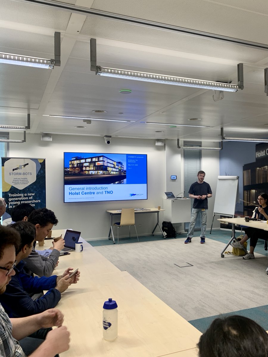 As part of the 3rd day of the #4SympSTORMBOTS we will visit the <a href="/HolstCentre/">Holst Centre</a>, a STORM-BOTS beneficiary and host institution of Giulia (ESR12), on the <a href="/hightechcampus/">High Tech Campus</a> Eindhoven. We are excited to learn more about this leading innovation centre!

#H2020 @MSCActions #ITN