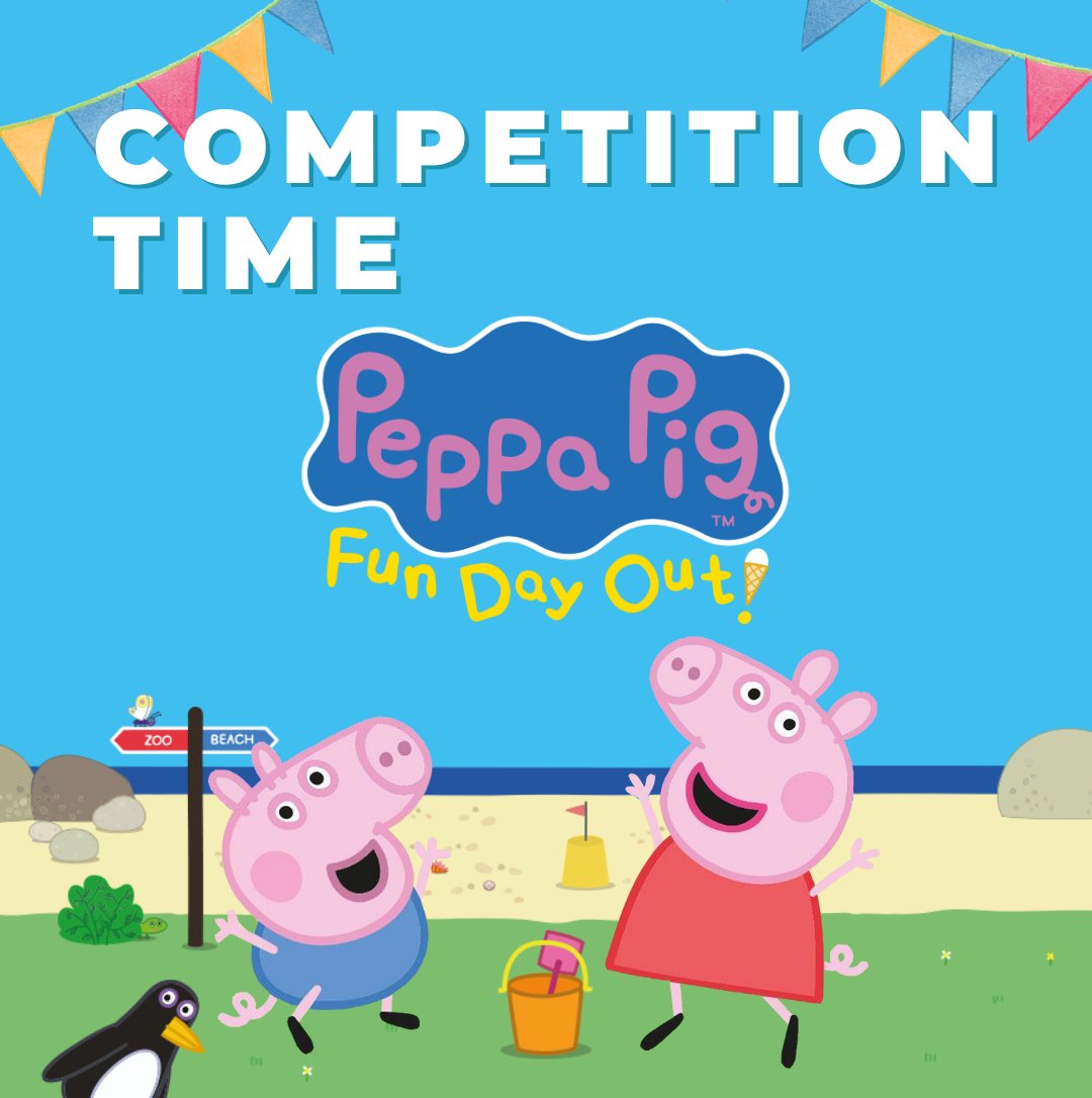 📣 𝗖𝗢𝗠𝗣𝗘𝗧𝗜𝗧𝗜𝗢𝗡 𝗧𝗜𝗠𝗘! 📣

Win a family ticket to see the brand-new stage adaptation of family favourite, Peppa Pig Fun Day Out, at Swansea Grand Theatre on Wednesday 22nd May, and have a fun day out of your very own! 🐷

Head to our Facebook and Instagram to enter.