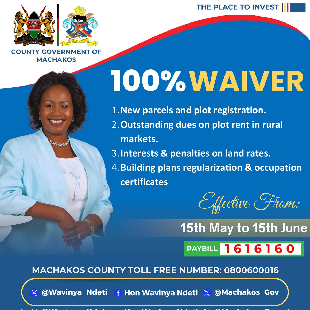 We have done it again! Take advantage of my Government's 100% waiver on the below selected items. Offer effective from May 15th-June 15th, 2024.