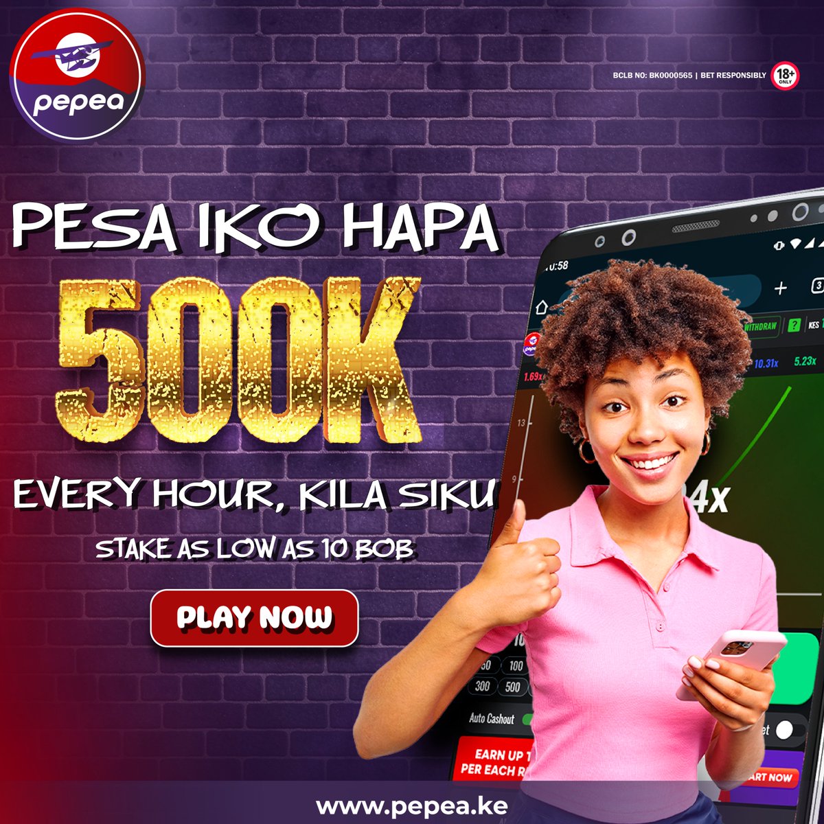 𝐍𝐢 𝐭𝐢𝐦𝐞 𝐲𝐚𝐤𝐨 𝐲𝐚 𝐤𝐮𝐭𝐨𝐤𝐚 𝐛𝐥𝐨𝐜𝐤 𝐜𝐡𝐚𝐦𝐩𝐞𝐞!! Pepea na 500k daily. 𝐏𝐞𝐬𝐚 𝐢𝐤𝐨 𝐡𝐚𝐩𝐚>>> pepea.ke Usichelewe, saa hii ndio best

#Pepea #winbig #CrashGame #MultiplierMania #aviator