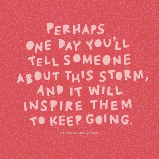 #ToPonder
Perhaps one day you’ll tell someone about this storm, and it will inspire them to keep going
#MentalHealthAwareness
@RAFAC_MHealth @mind @TimetoChange