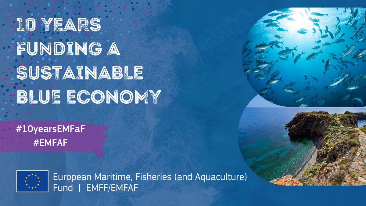 🎉Happy #10yearsEMFaF!
We are proud to contribute to a more sustainable blue economy 🌊 in Europe, thanks to the EU #EMFAF funding.
👉rb.gy/h8i5y4