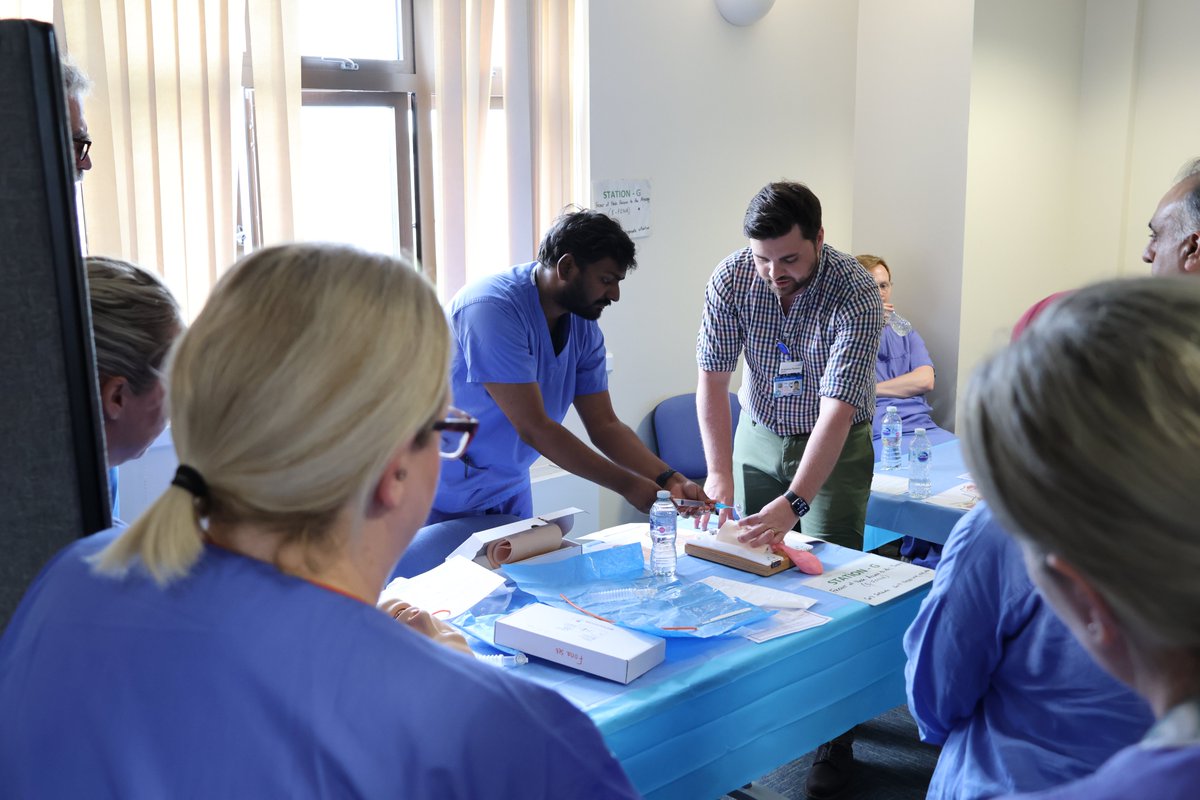 Yesterday our Theatres team celebrated ODP day, a joint event was held which included several stations offering airway training with the opportunity to test different equipment, certificate presentations for their work and dedication, and lunch.