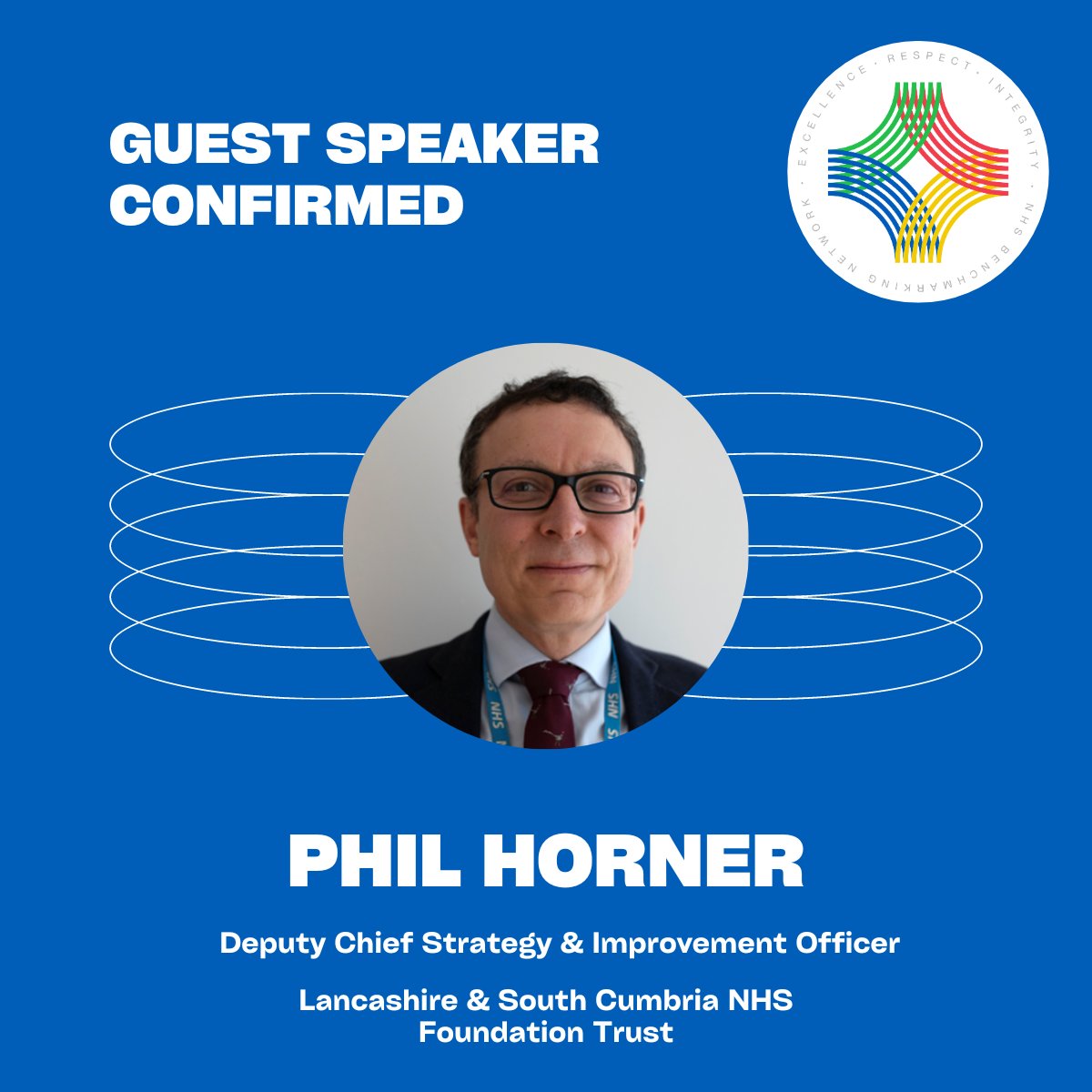 🎉 Confirmed Speaker 🎉 We're delighted to confirm our final guest speaker for the 'Celebration of the Network' event tomorrow! Join us in Birmingham at 9:30am on Thursday 16th May as we welcome @PhilHornerDIP from @WeAreLSCFT #Event #NHSBN #Data #Celebration #Birmingham