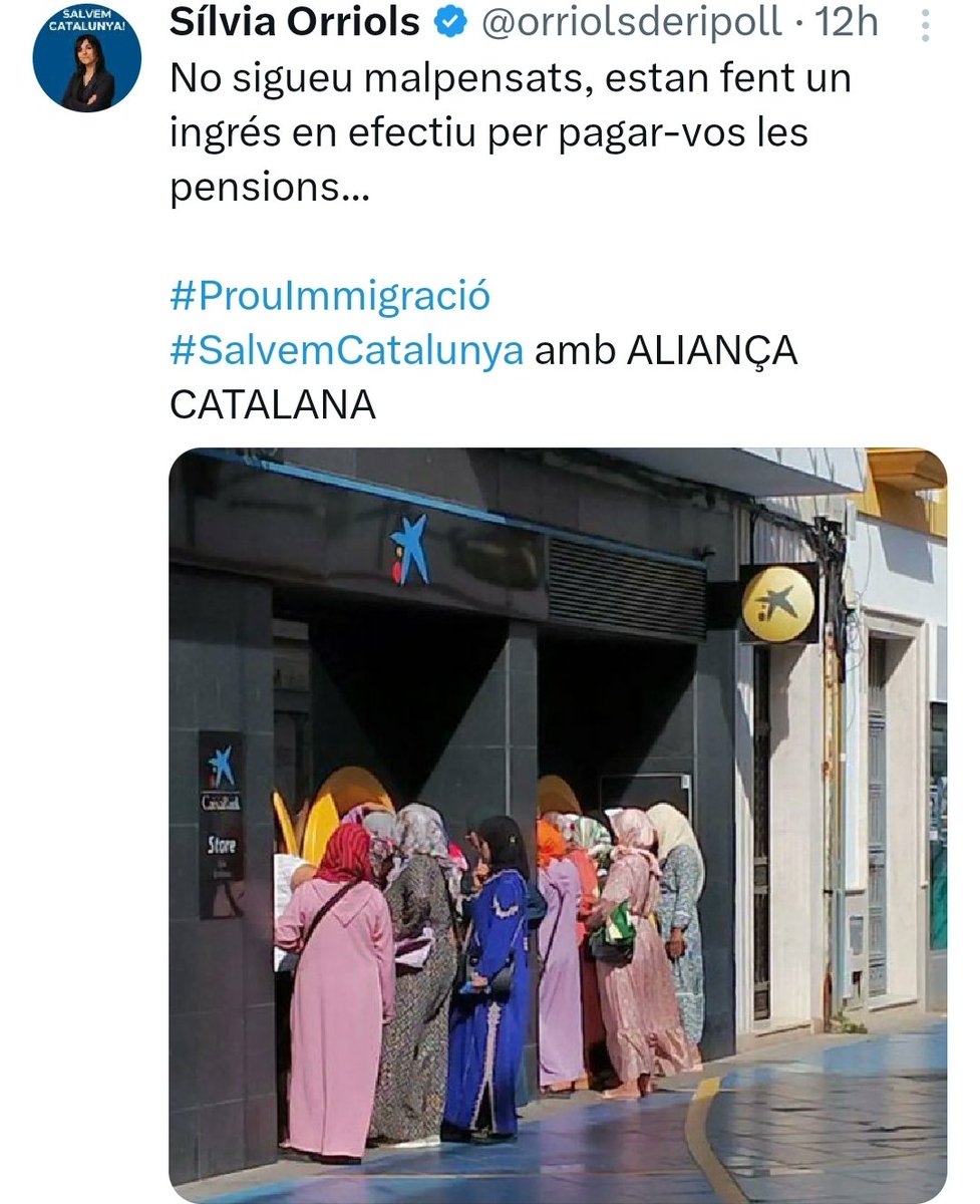 En els 30 anys que vaig viure orgullosament a catalunya, Mai m'hagués pensat que arribaria al dia que a catalunya es dónes llum verda al racisme, islamofobia i xenofòbia a les Xarxes socials, als mitjans de comunicació i sobretot al parlament.