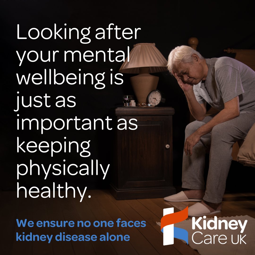 ⚠️ This week is #MentalHealthAwarenessWeek. Living with #CKD can turn anyone's world upside down. You’re not alone. ☎️ To find out more about how we can help support you, please click here: kidneycareuk.org/get-support/co… or call us on 01420 541 424, Mon-Fri, 9-5