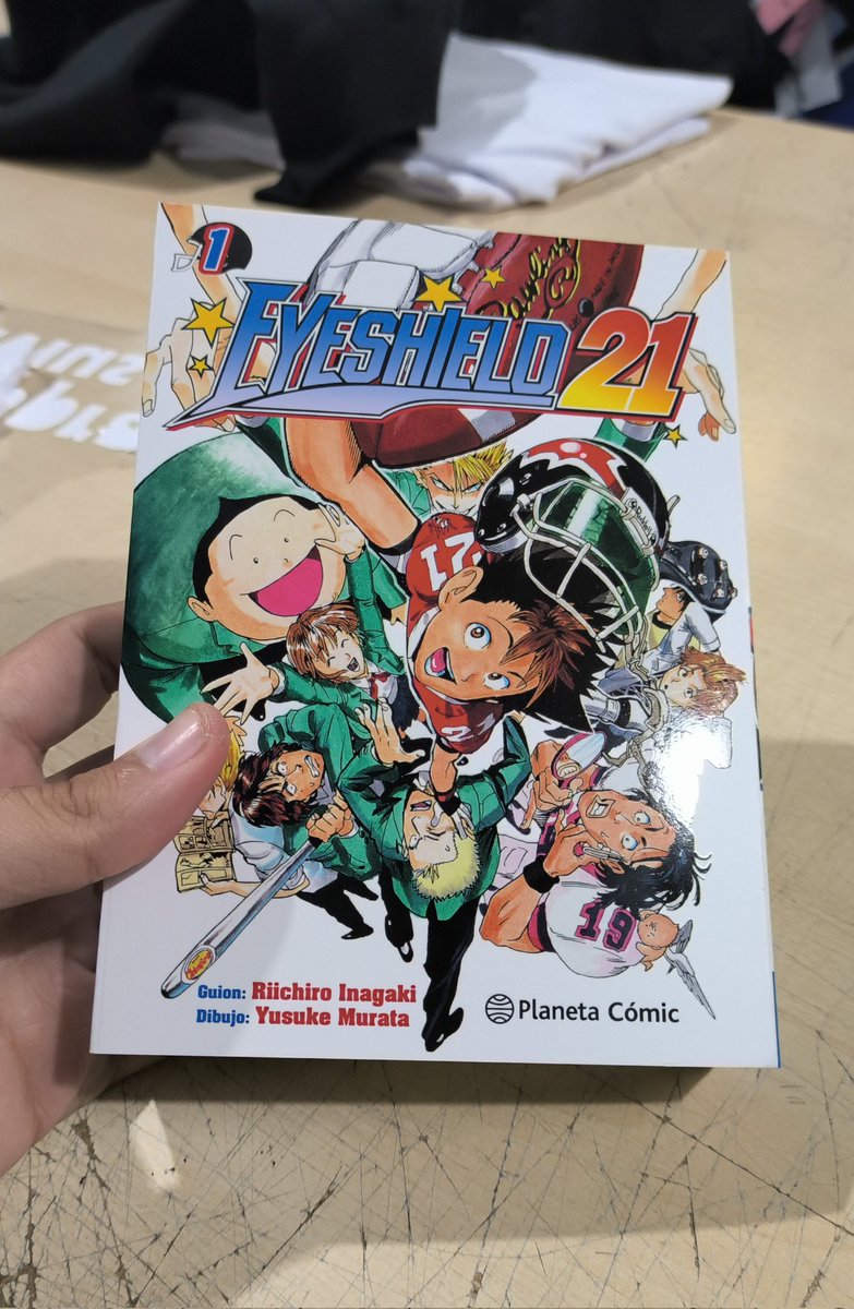 Llegó el SPOKON! @PlanetadComic #Eyeshield21