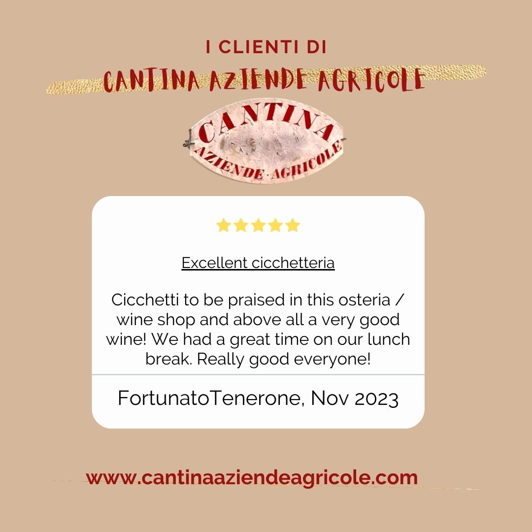 our hearts to your plates 🍽️✨ Swipe through to see what our guests are saying about their experiences at our Osteria in Venice. We're grateful for each and every one of you! #VeniceEats #GuestReviews #cantinaaziendeagricole #cicchetti #bacaro #bar #osteria #venezia #venice