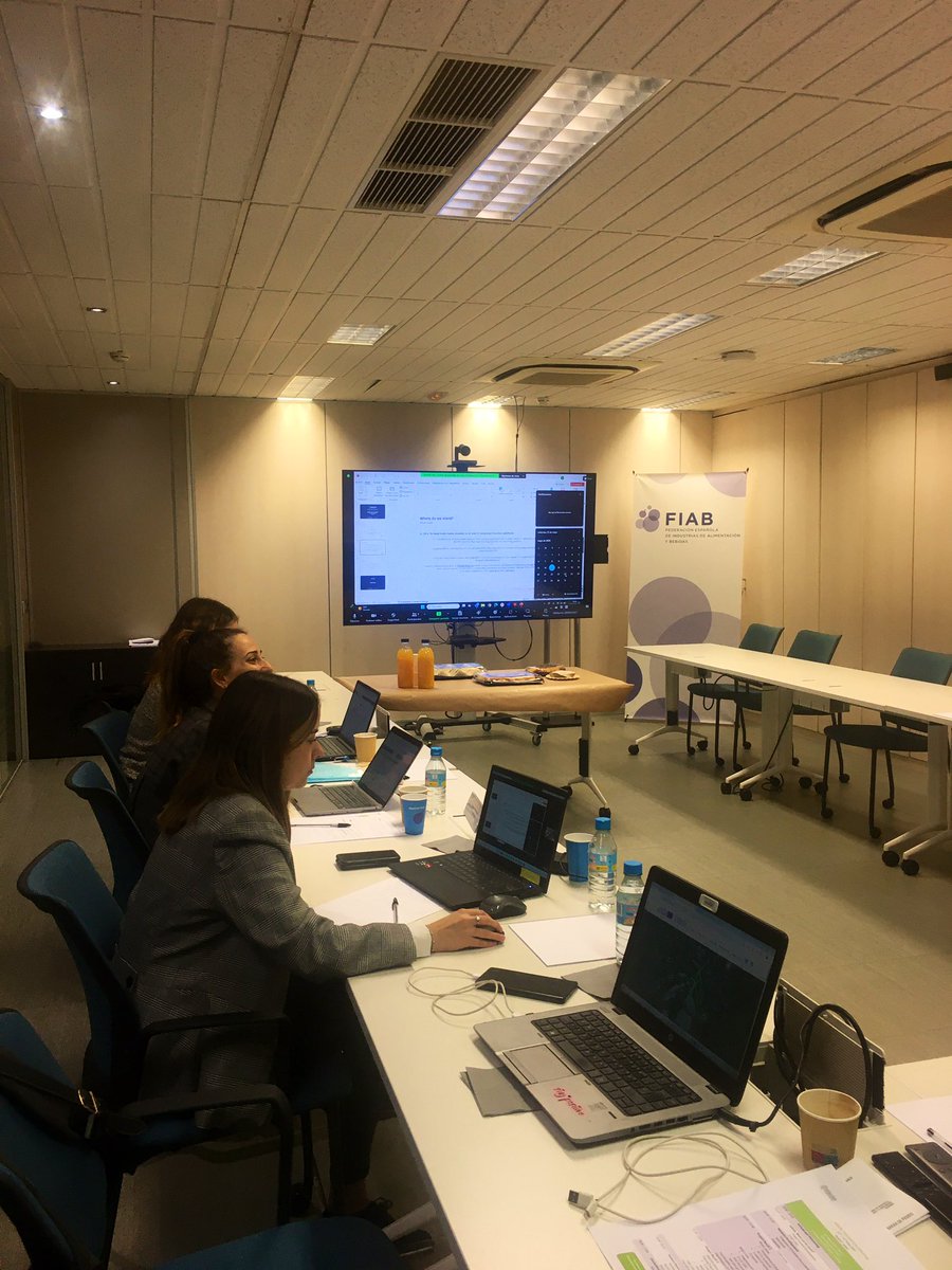 Today @esFIAB thrilled to host  @AiSkills4CT @EUErasmusPlus in #Madrid working on #AI #digitalisation #circulareconomy #training #food #industry #agrifood