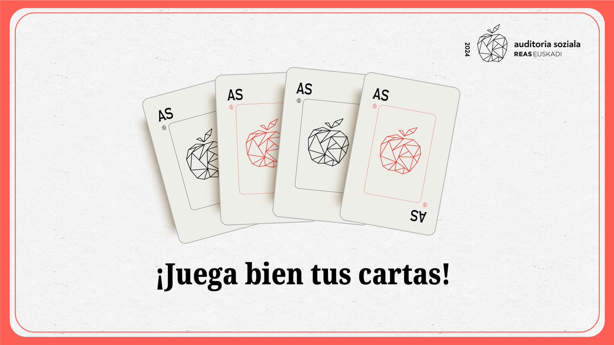 ♣️ REAS Euskadi baraja y reparte juego en una nueva partida de Auditoría Social.

Más info aquí ➡️🔗 reaseuskadi.eus/juega-bien-tus…

#auditoriasoziala24 #ESSjuegabientuscartas #economíasocial #reaseuskadi