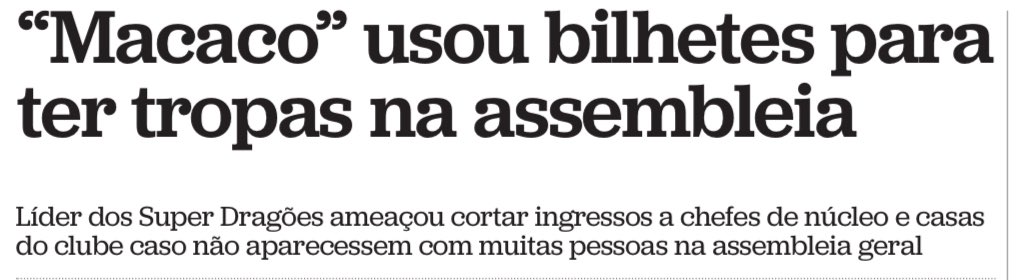 A mesma AG dos insultos e das agressões e que certamente delineou a derrota nas eleições do FCPorto por parte de Pinto da Costa.

O FCPorto voltou a ser dos sócios.