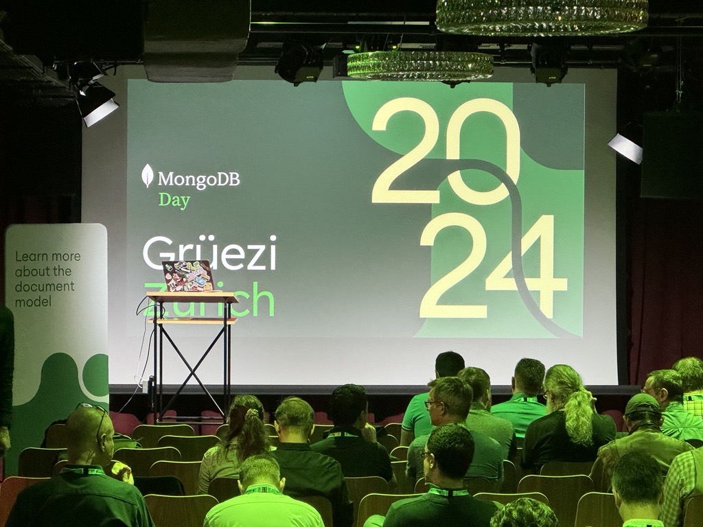 We were inspired by the possibilities that MongoDB presented at the MongoDB Day in Zurich! 📢🌟 The event provided us with valuable insights and knowledge for developing our own services and solutions. #MongoDBDayZurich #Database #Development <a href="/Swisscom_B2B/">Swisscom Business</a>
