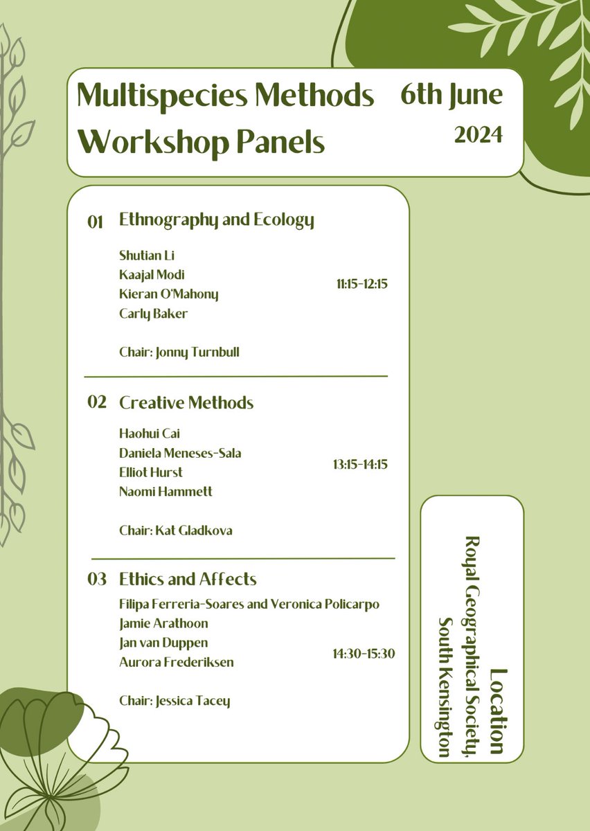 Very excited to be part of @RGSAnimals Multispecies Methods Workshop on June 6th. You can join here: rgs.org/events/upcomin…