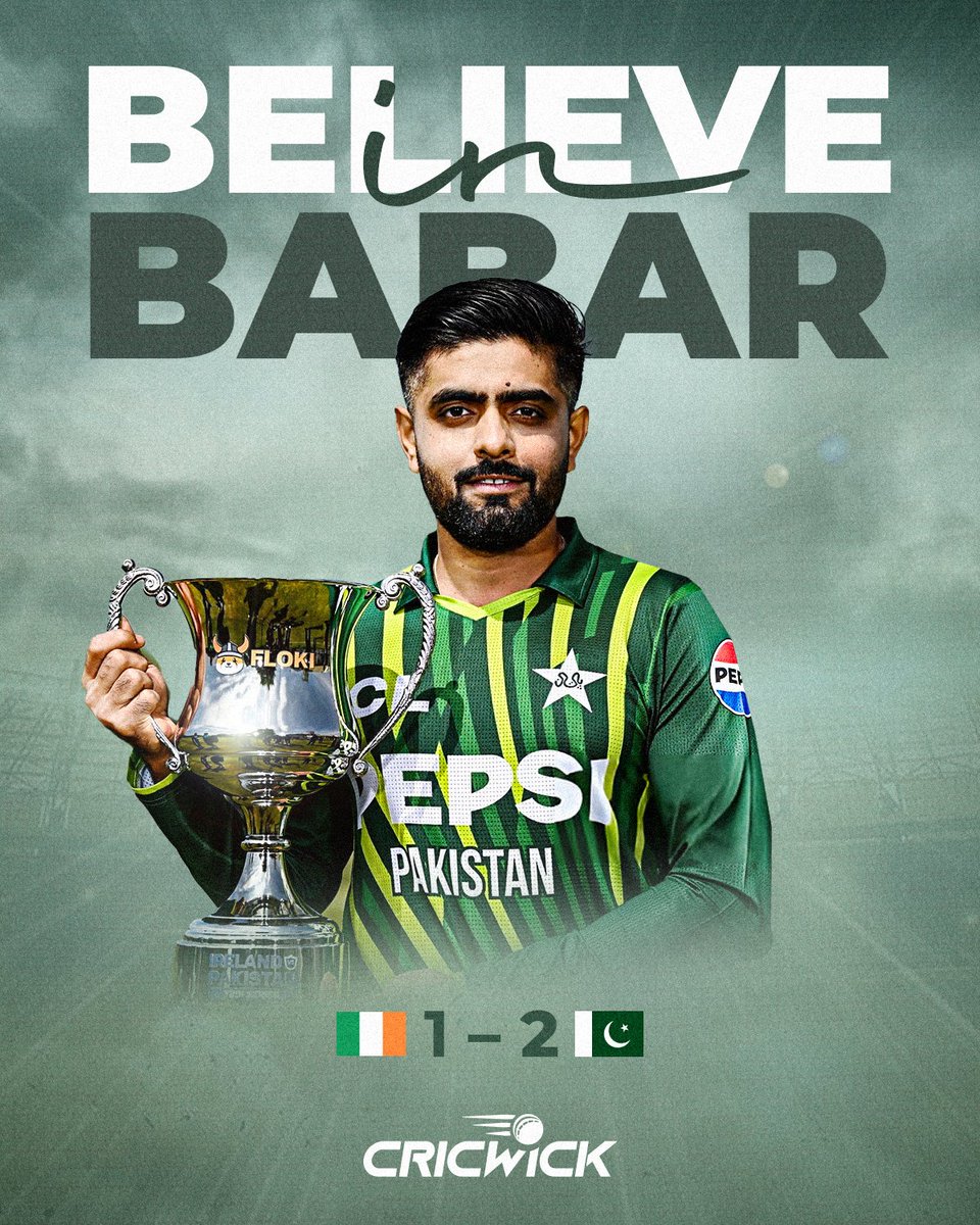 Do You❓ Pakistan team is back to winning ways with a terrific come-from-behind series victory against Ireland under Babar's captaincy ✌️🏆 #IREvPAK #BabarAzam