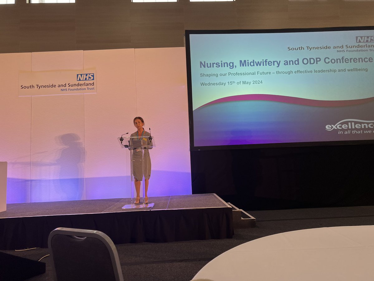 Pathway director, <a href="/AnaCindee/">Christine Pabico</a> is presenting to &gt;500 RNs, midwives, &amp; ODP <a href="/STSFTrust/">South Tyneside and Sunderland NHS Foundation Trust</a> ‘s 3rd annual excellence conference. #NMODPConf #paintingtheglobeblue Thank you for your leadership &amp; advocating nursing &amp; midwifery well-being!